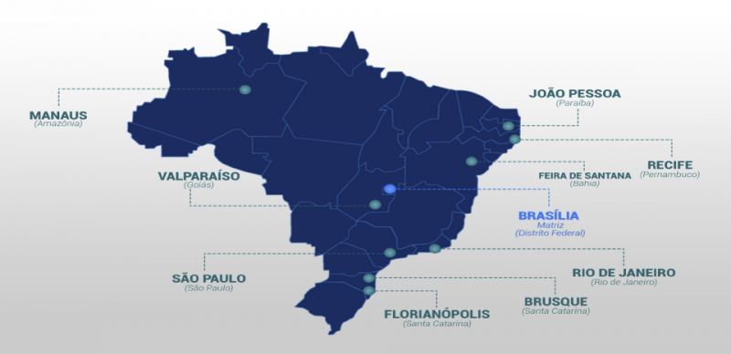 MAPA BRASÍLIA